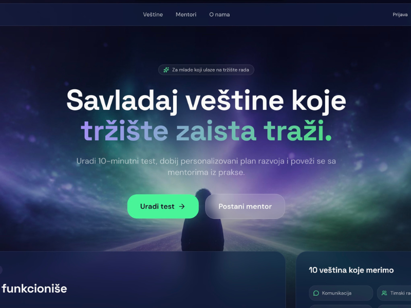 © EOKINI Website screenshot of the KORAk app