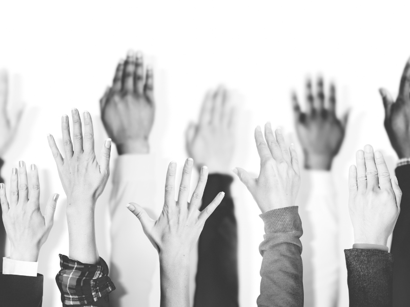 © SHEMA Portugal Multiethnic Group of Hands Raised